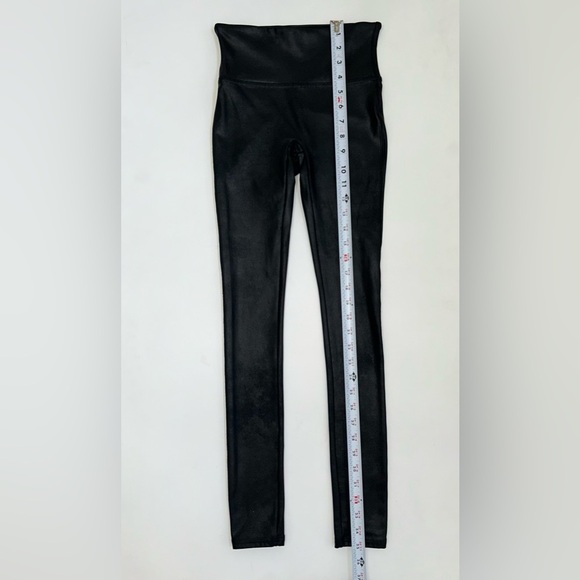 SPANX Faux Leather Shaping Leggings XS High Waist Slimming Control BEST SELLER! - Picture 11 of 13